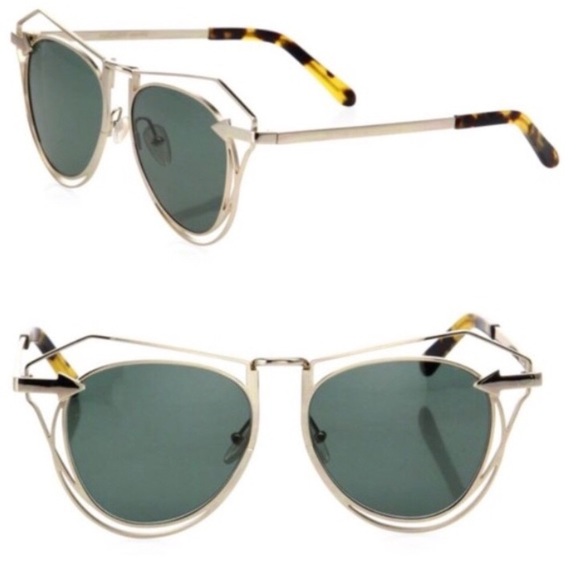 Karen Walker Accessories - NWT Karen Walker Marguerite Tort/Gold Sunglasses